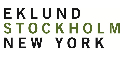 Logo de Eklund Stockholm New York